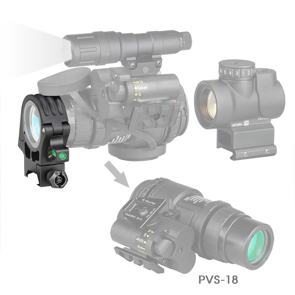 High Quality Aluminum Adjustable NIGHT VISION PVS-18 SCOPE MOUNT FOR RAIL