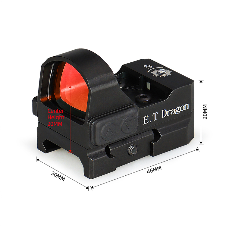 Reflex Sights 3 MOA Red Dot for ar with Big View 24X17mm Tactical Micro sight for Rifles Shotguns and Pistols 15