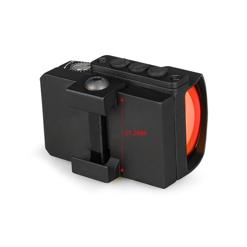 YSS 2 MOA Manual Control Red Dot Sight Compatible With RMR Footprint And Picatinny Mount For Rifle Pistol Shotgun