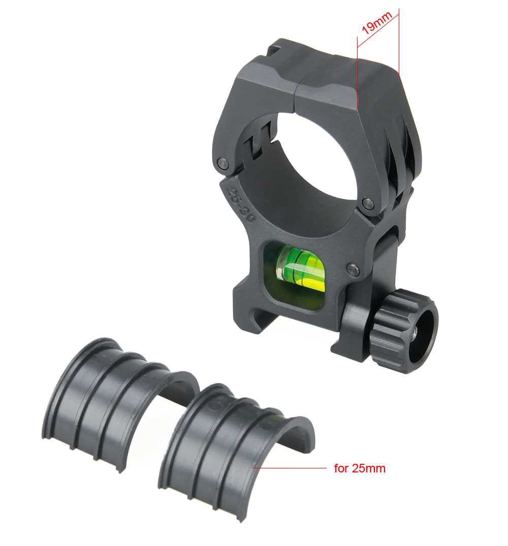 Precision Shooting Scope Mount Hunting 25.4-30mm Scope Mount Tactical Mount with Bubble Level