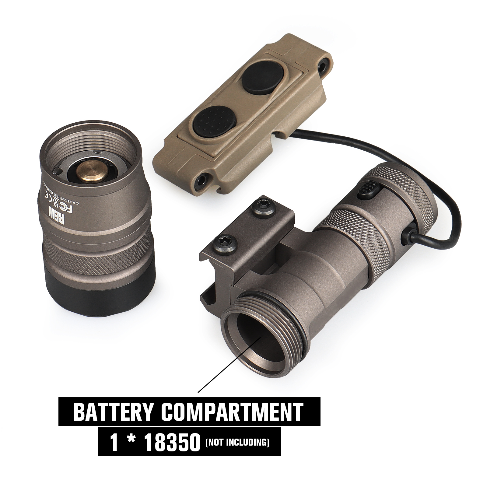 1000 lumens LED Micro Light 55,000 Candela 24 hours