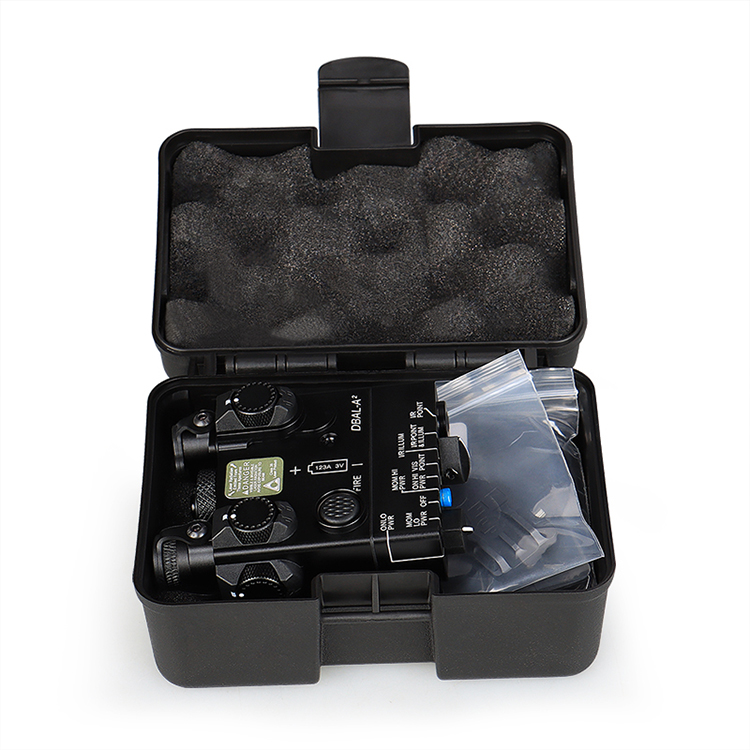 DBAL-A2 (AN/PEQ-15A) Aiming Laser LED Flashlight with Green Laser Dual Beam Aiming Laser - Advanced2