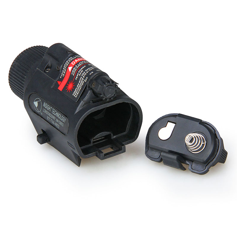 M6 LED Illuminator Flashlight 200 lumens with Laser fits Picatinny or Glock-Style Rails Polymer
