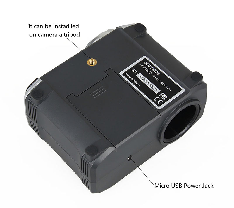 Gun chronograph/Shooting chronograph AC6000 Professional Airsoft Chronograph LCD Display