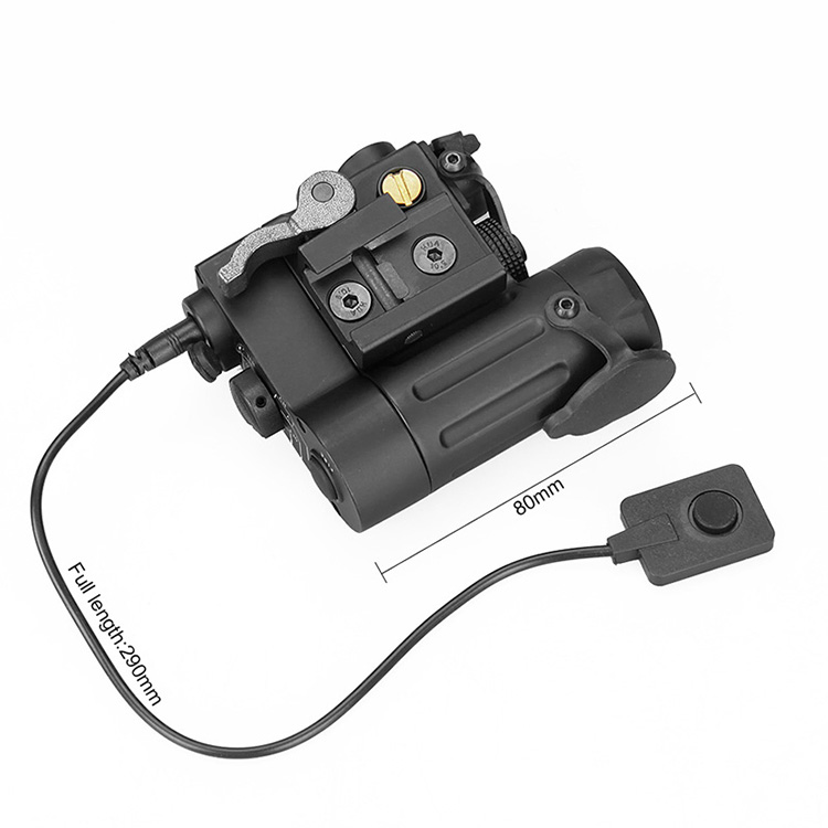Steiner DBAL-D2 Red/IR Dual Beam Aiming Laser Sight with IR LED Illuminator (Black)