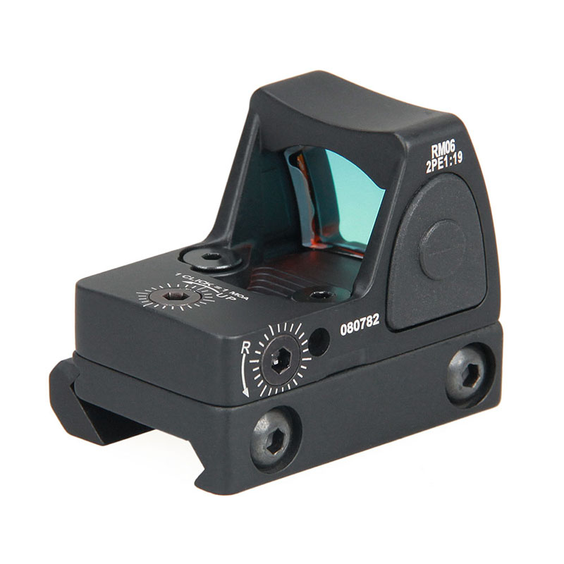 R MR Red Dot Scope 3 MOA Micro Reflex Sights Adjustable LED Hard Anodized Brown