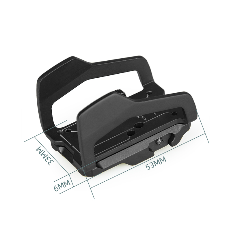Reflex Exoskeleton Mount on Picatinny/NATO Accessory Rail - Universal Bracket