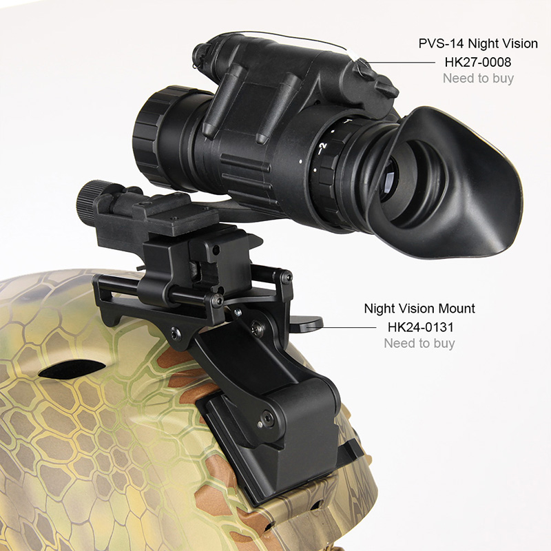YSS Full Metal NVG Adjustable Rhino Arm Light Helmet Adapter/ Mount For Night Vision PVS-14/PVS-7