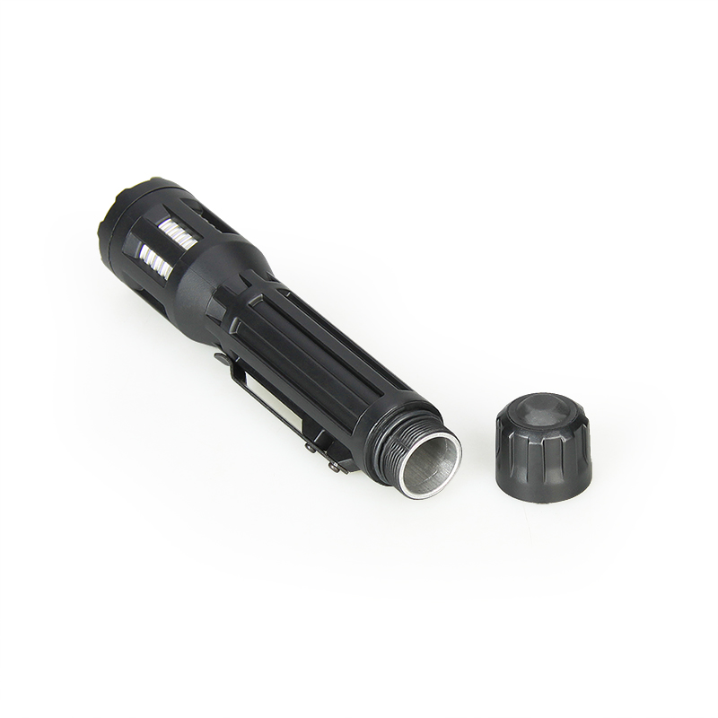 Rechargeable led flashlight L2 CREE 300lm 7000k 9V Flashlight black