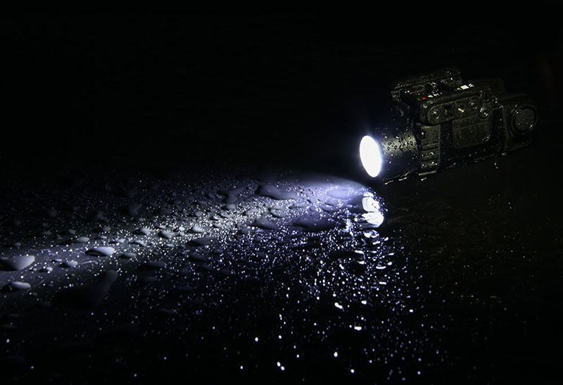 3W-H2 Aluminum M6R Flashlight with Green LaserX5L
