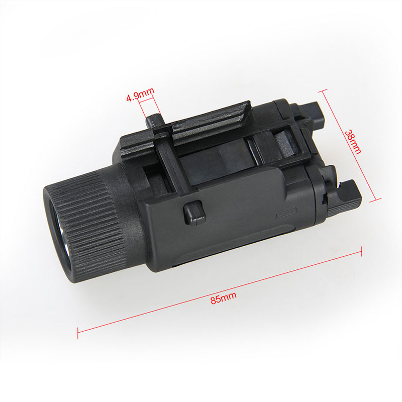 Super Beam 220 Lumens M3 LED flashlight 21.2mm Rail 1 Hours
