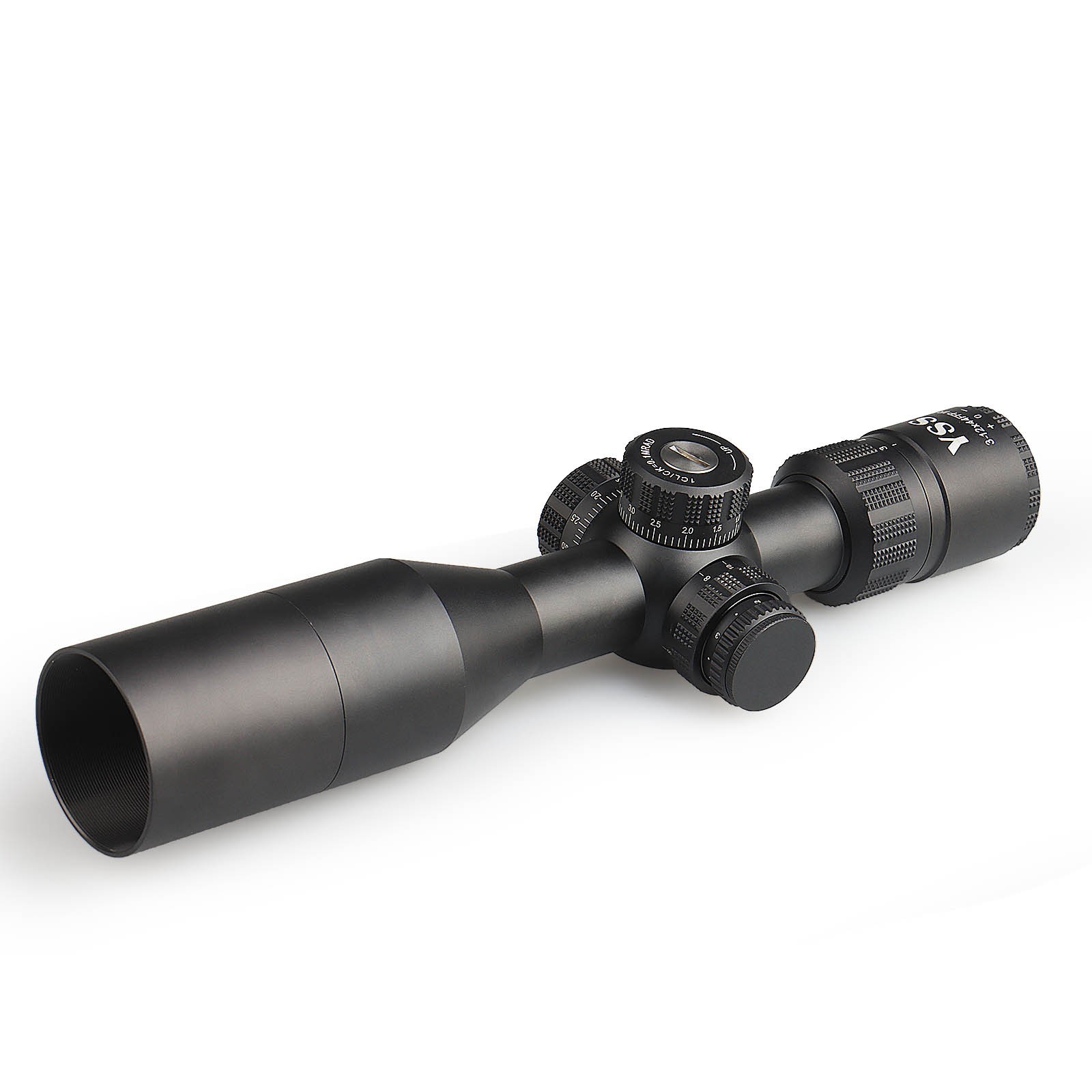 YSS 3-12X44 FFP Riflescope with Long Eye Relief & MIL-DOT Reticle