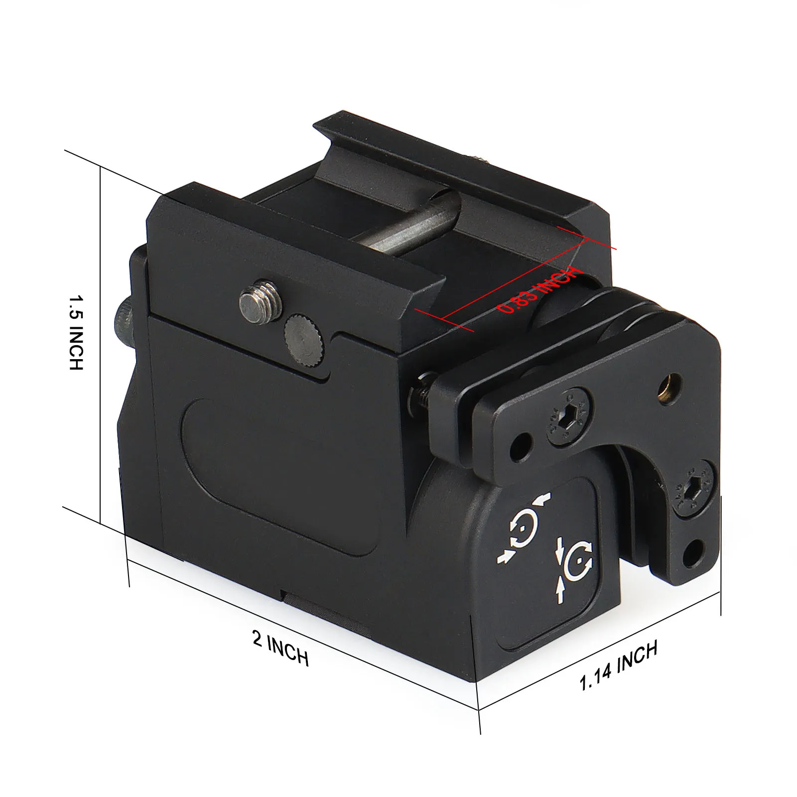 Tactical Perst-1 Aiming Green Laser Sight--rail:0.83inch