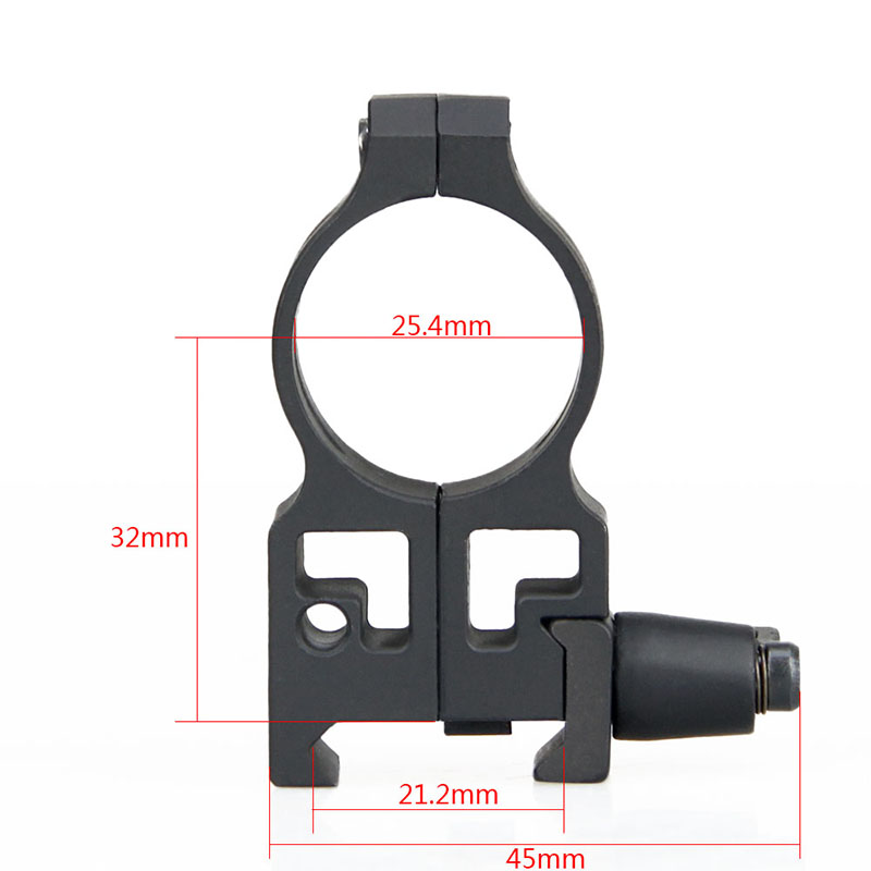 Cva Wolf Scope Mount - 25.4mm Scope Mount, CH:32MM