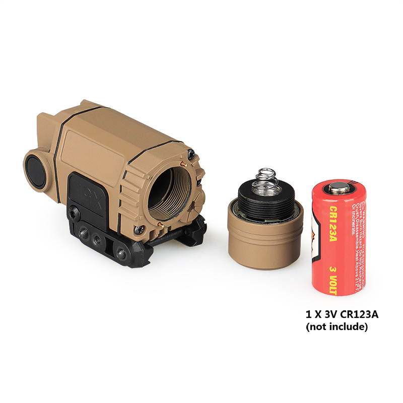 3W-H2 Aluminum M6R Flashlight with Green LaserX5L