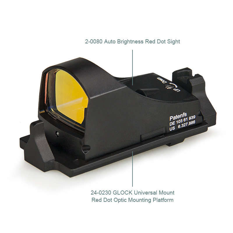 Optical Mounting Platform Dovetail Mount with Set Screws