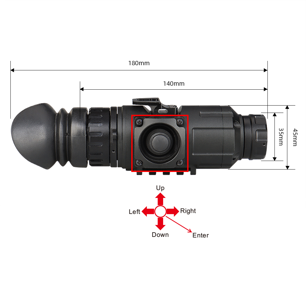 1-8X High Performance LED Digital Night Vision M250HD - FOV:21.5 ° X 12° for Hunting