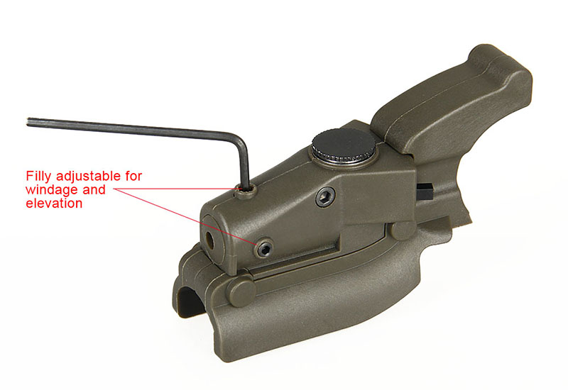 9mm Laer Bore Sight - Red Laser Device For M92 Pistol
