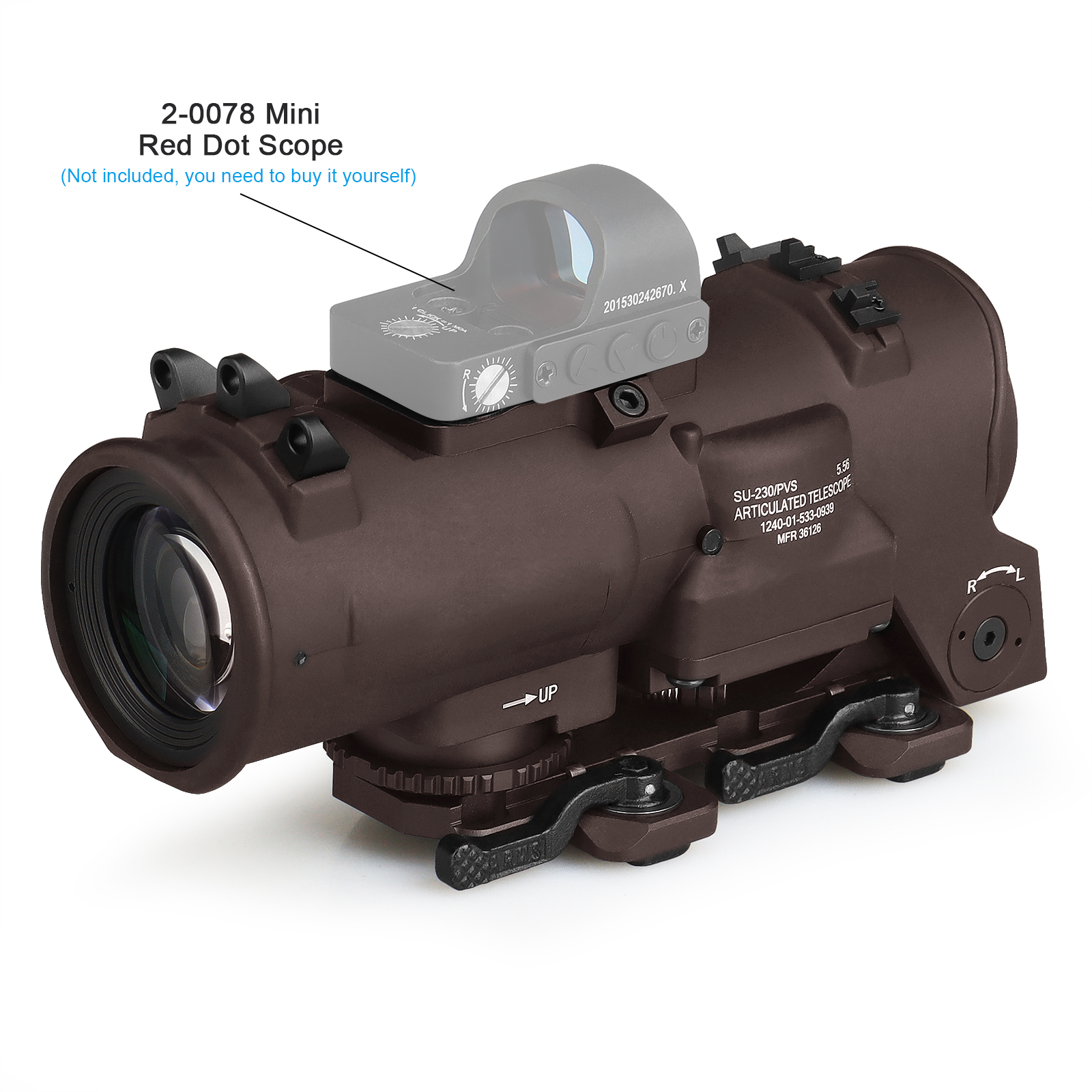 1-4x37 Dual Role Optical Sight--rail:21.2mm