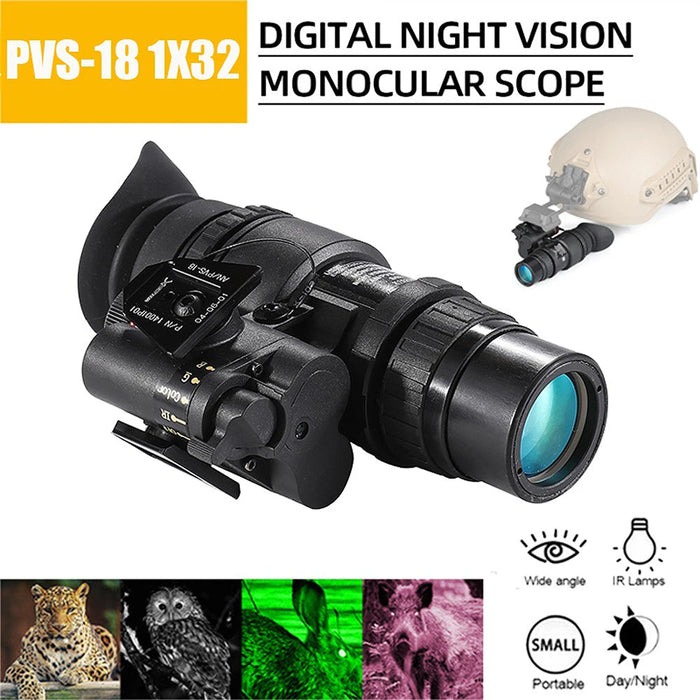 EagleEye 1x32 Infrared Digital Night Vision - High - Performance Professional PVS - 18 for Hunting & More | haikewargame.com