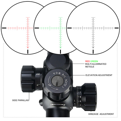 6-24x42SFIRF Rifle Scope