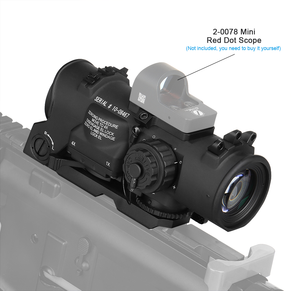 1-4x37 Dual Role Optical Sight--rail:21.2mm