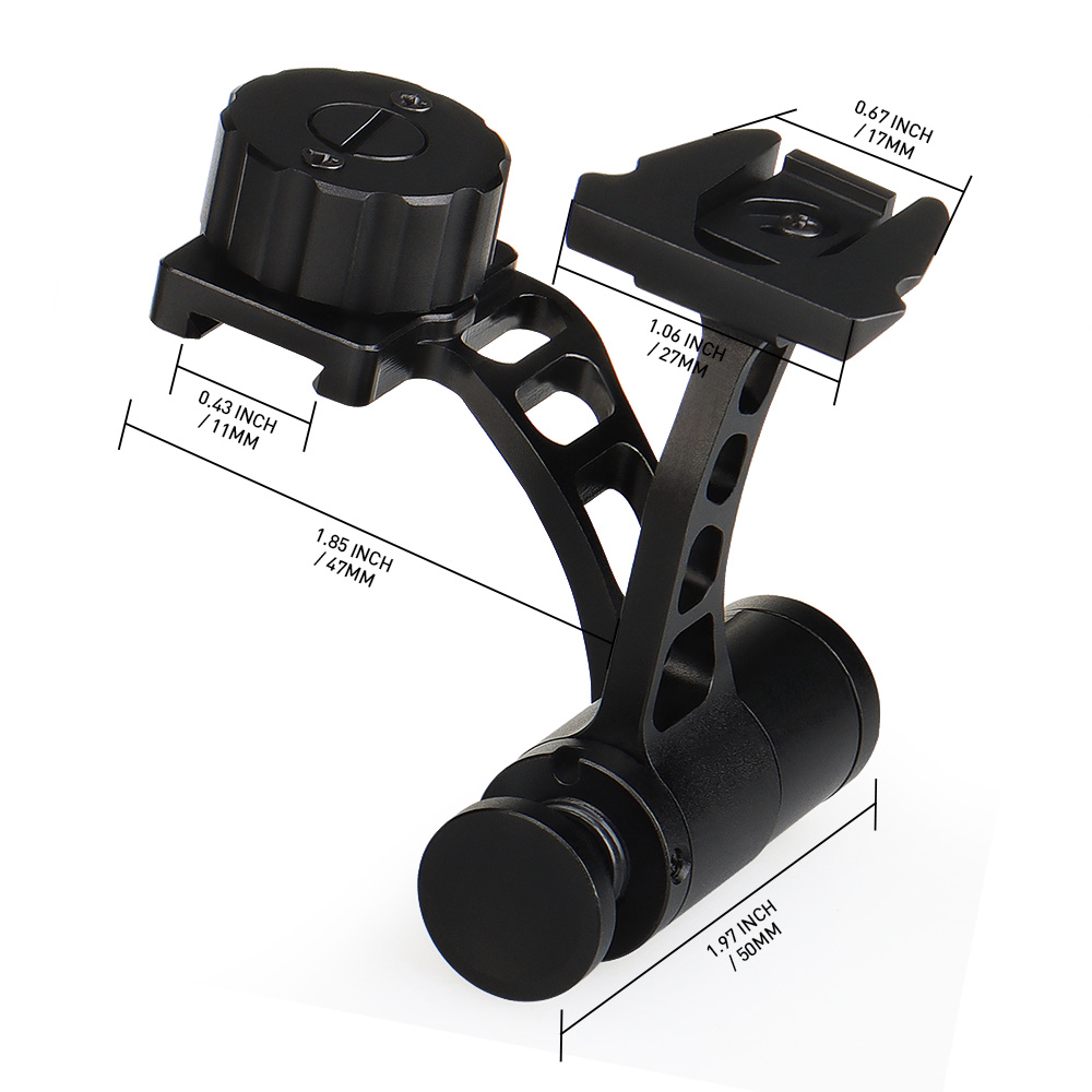 Adjustable Helmet mount adapter for Night Vision NVM-14
