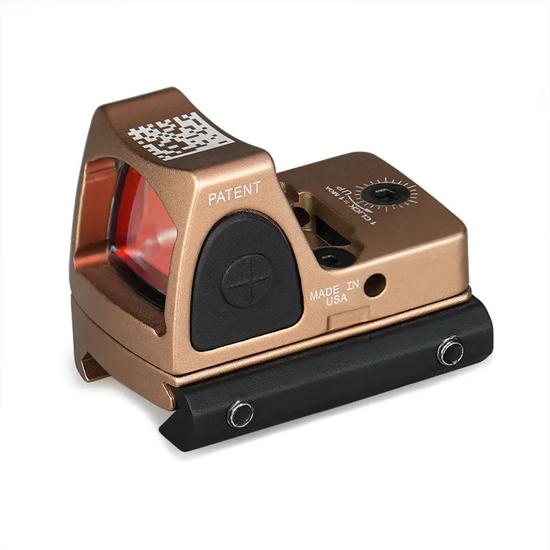 Tactical Red Dot Scope Compact Collimator Reflex Sight Hunting Riflescope Pistol Optics Weaver Rail