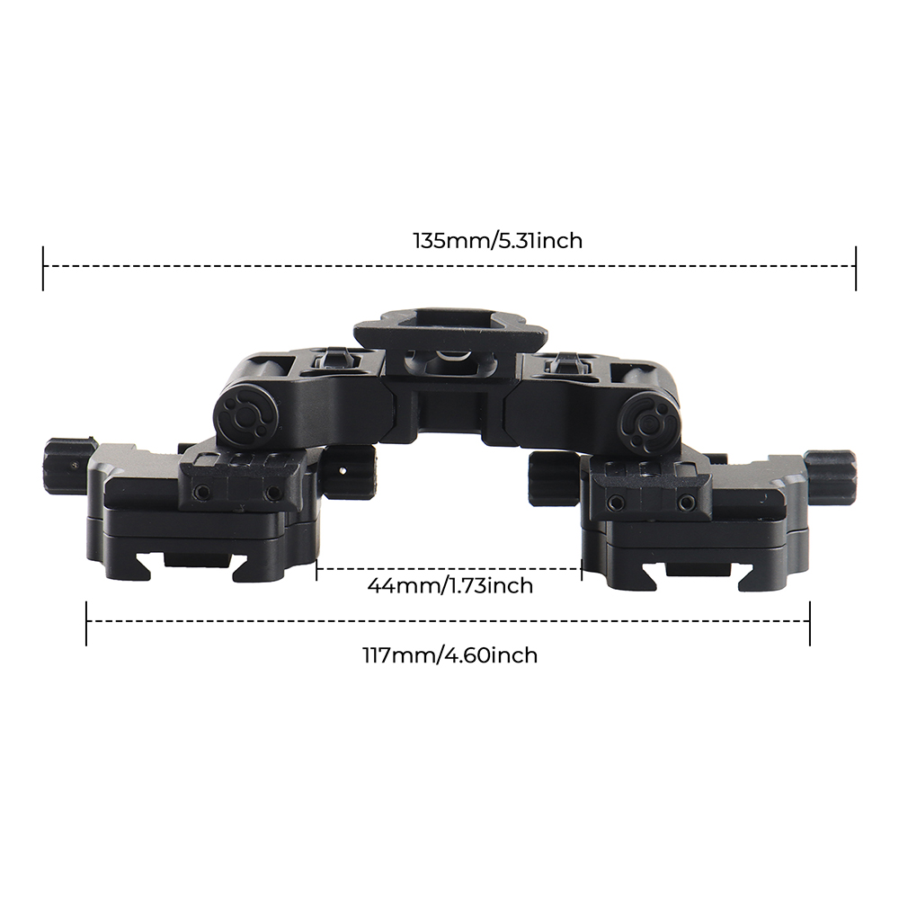 BAE SkeetIRx & PVS-14 Tactical Binocular-Monocular Conversion Bridge (L4G24 Mount Compatible)