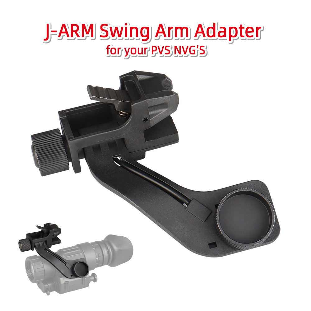 Metal NVG Rhino Arm Helmet Adapter +J-Arm Headset Adapter for PVS-14