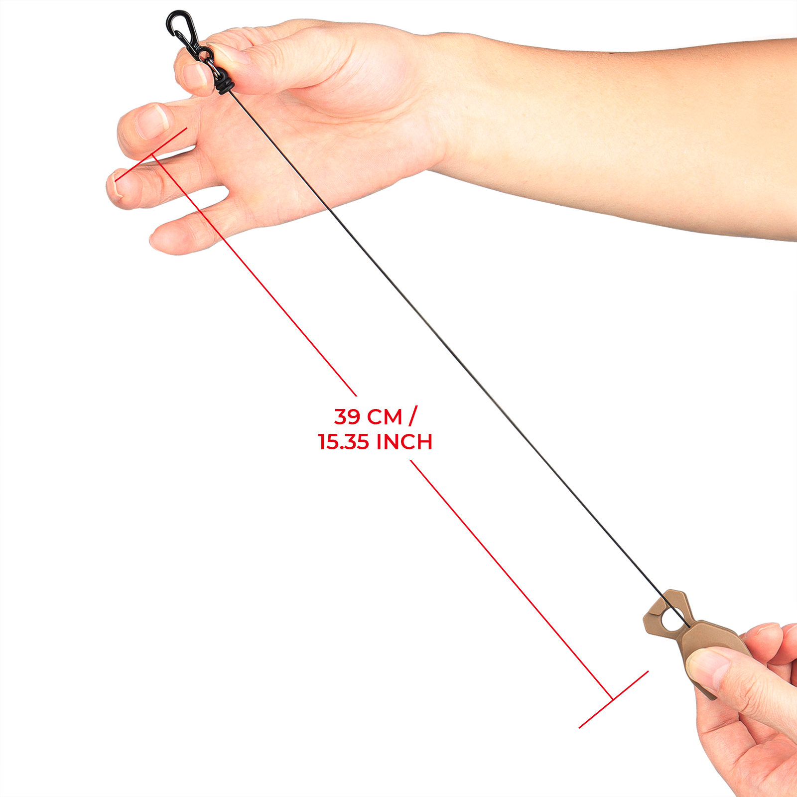 Compact and sturdy night vision device anti-lost lanyard suitable for three-hole bracket