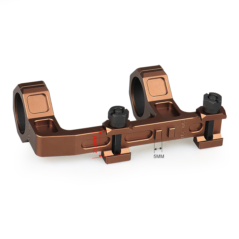 6063 Aluminum Double Scope Ring Fit For 30mm Tube