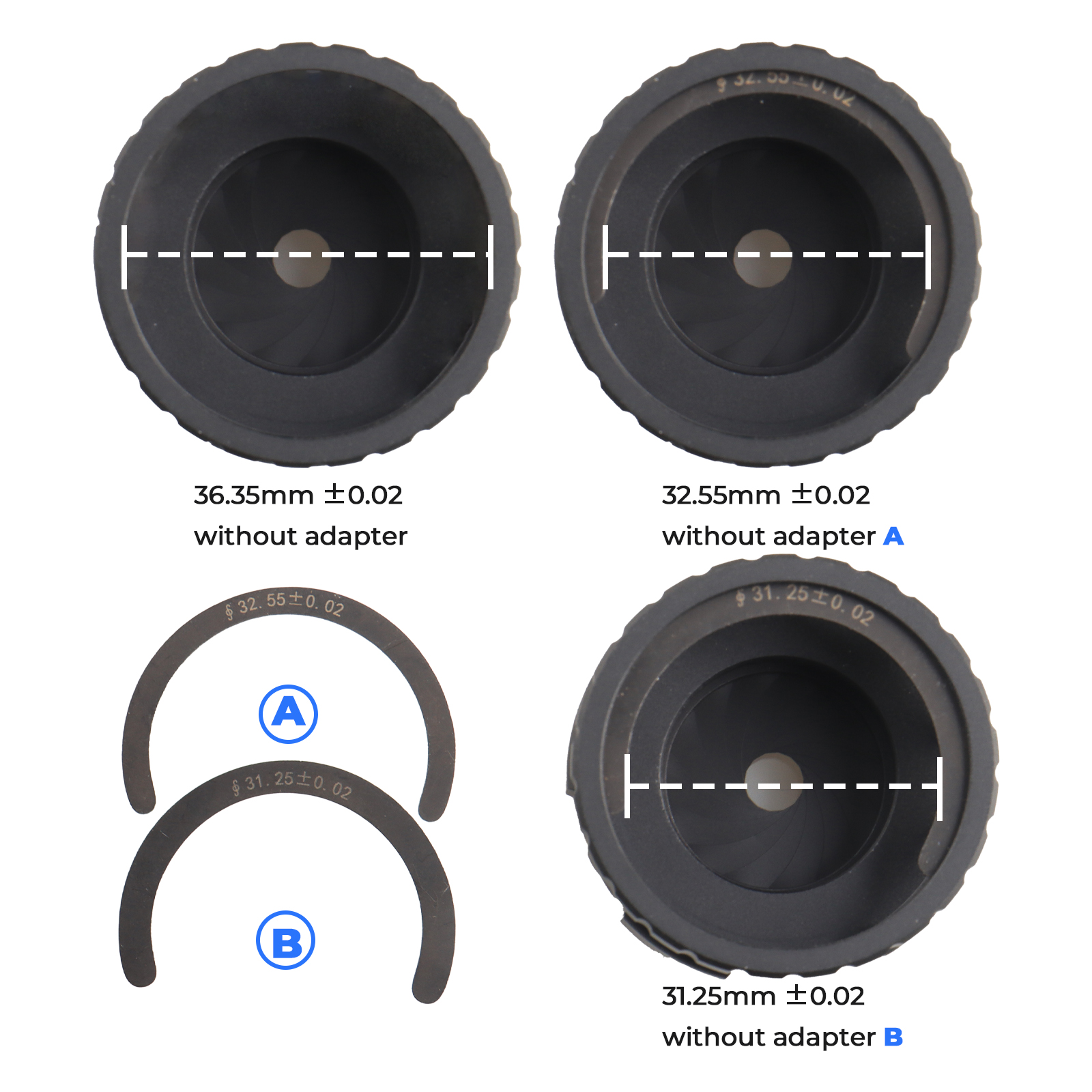 Tactical Aluminium PVS-31 Night Vision Goggles Adapter Accesorries PVS-18 Lens Hood Protection Cover Fits 34mm 0uter Diameter