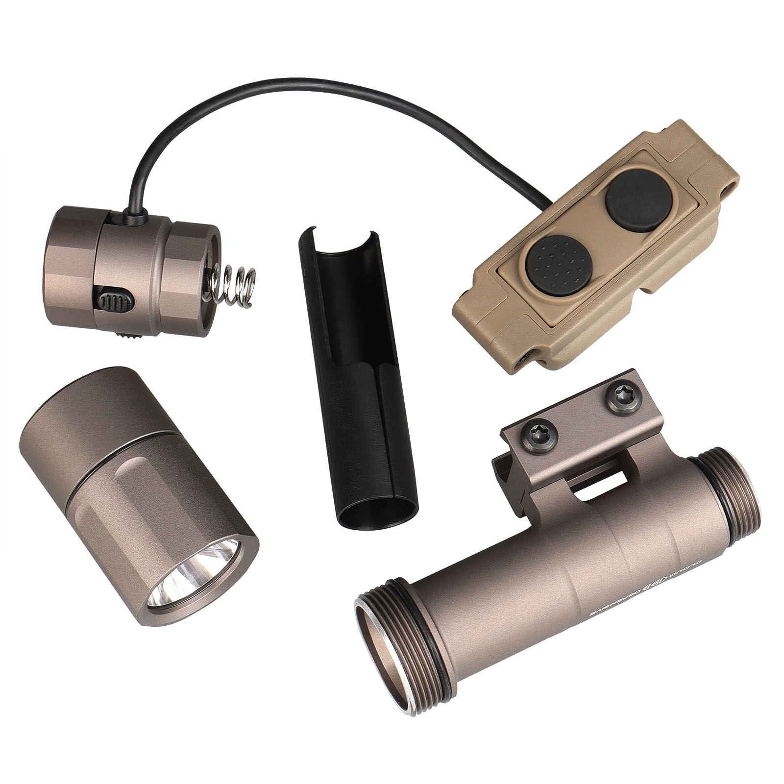 LED 2.0 MCH Single Output Flashlight 1400 Lumens 40,000 Candela Light