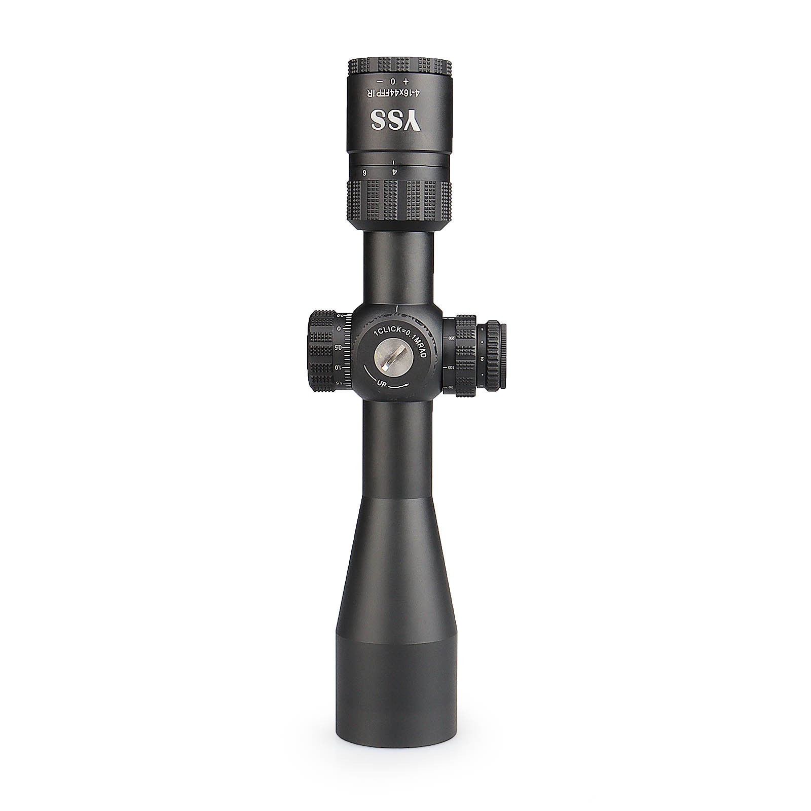 YSS 4-16x44 IR FFP Riflescope with MIL-DOT Reticle & 44mm Objective Lens