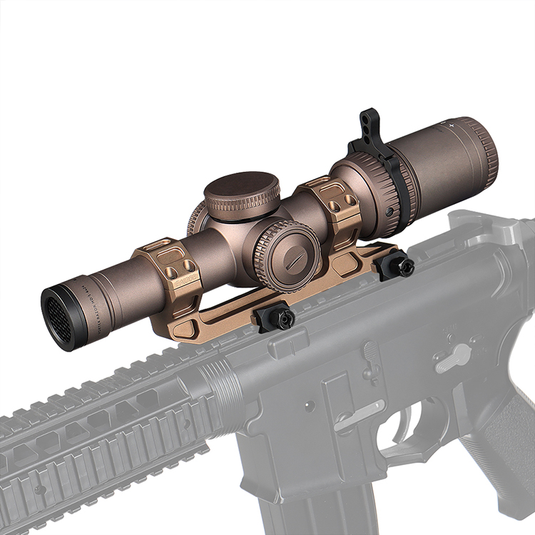 Holy Warrior HWOCAG HD 1-6x 24 Airsoft Scope Deluxe Set with Rifle Scopes Covers & Anti-reflective Cover & Quick Release Mounts