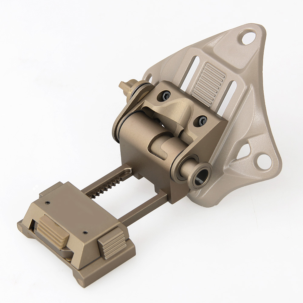 New hunting L4 G19 helmet bracket vertical fixed installation with Ops-Core permanent VAS cuttlefish base for pvs18