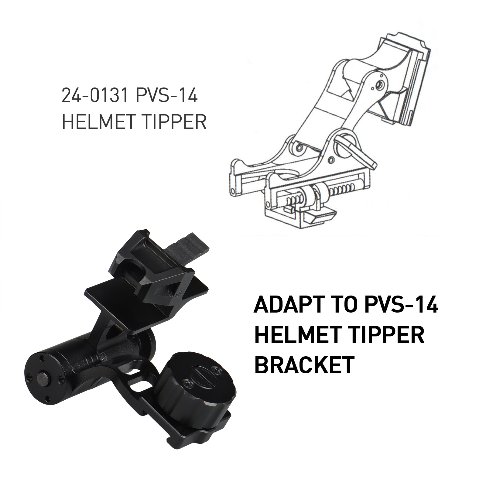 CANIS SPORT INC NV-Link: Universal Helmet Adapter/Mount for NVM-14
