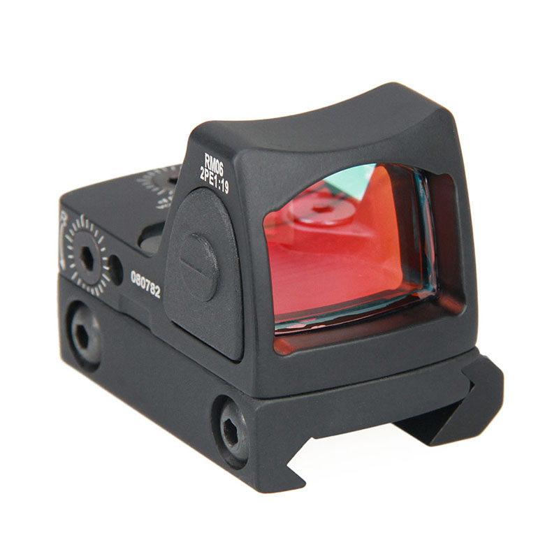 R MR Red Dot Scope 3 MOA Micro Reflex Sights Adjustable LED Hard Anodized Brown