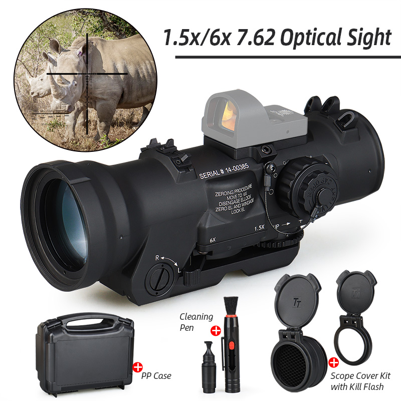 SpecterDR Dual Role 1.5x-6x 7.62 Optical Sight Flat Dark Earth CX5456 Reticle