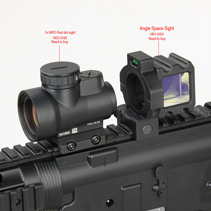 MRO 2.5 MOA Adjustable Red Dot Scope Reflex Sight With 21.2mm Mount For Hunting