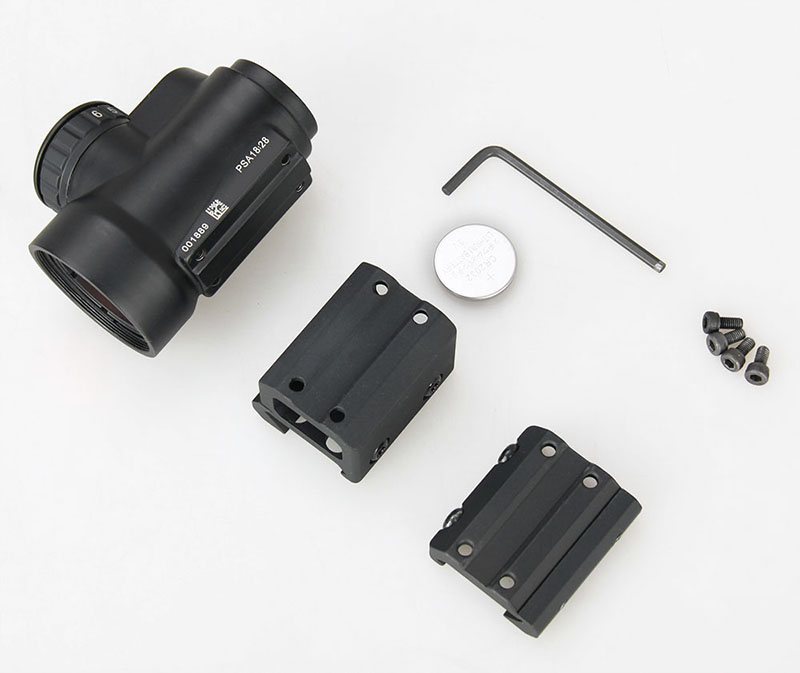 MRO 2.5 MOA Adjustable Red Dot Scope Reflex Sight With 21.2mm Mount For Hunting