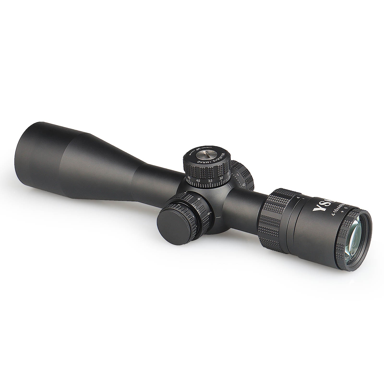 YSS 4-16x44 IR FFP Riflescope with MIL-DOT Reticle & 44mm Objective Lens