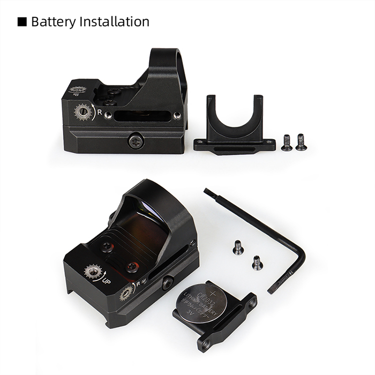 Reflex Sights 3 MOA Red Dot for ar with Big View 24X17mm Tactical Micro sight for Rifles Shotguns and Pistols 15