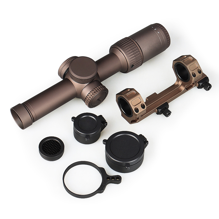 Holy Warrior HWOCAG HD 1-6x 24 Airsoft Scope Deluxe Set with Rifle Scopes Covers & Anti-reflective Cover & Quick Release Mounts