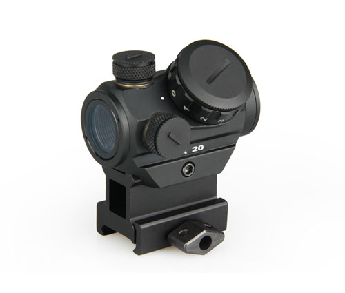 2MOA Red Dot Sight 1x20mm Reflex Sight Waterproof & Shockproof & Fog-Proof Red Dot Scope with Riser Mount