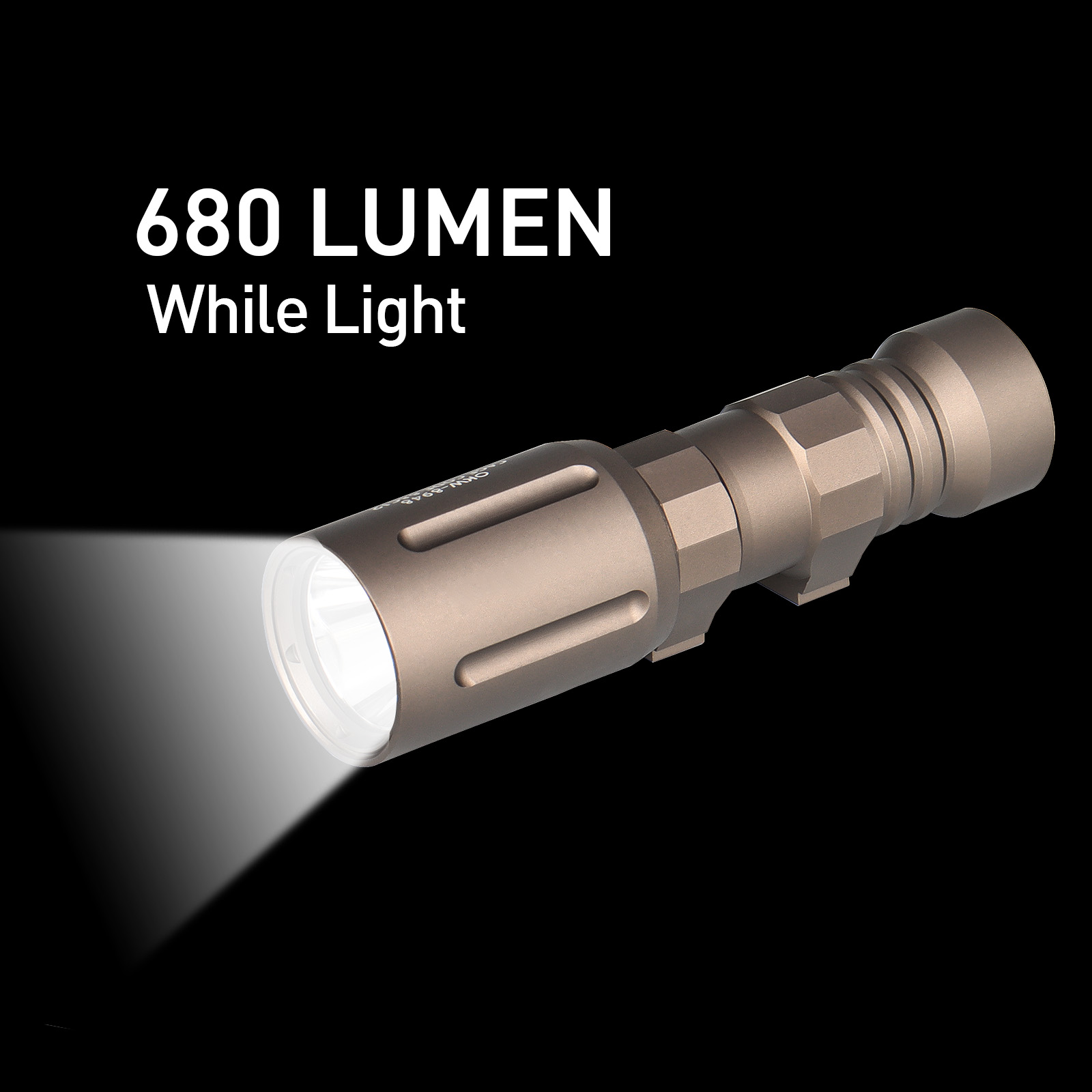 High quality 680 LUMEN LED Flashlight Super Battery Life Cool White 5700K