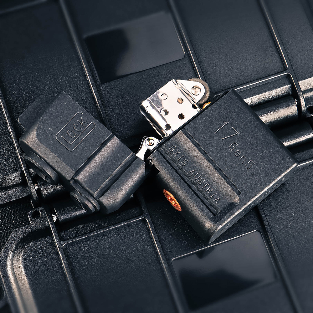 New Glock 17 Aluminum Alloy Kerosene Creative Series Personalized Lighter