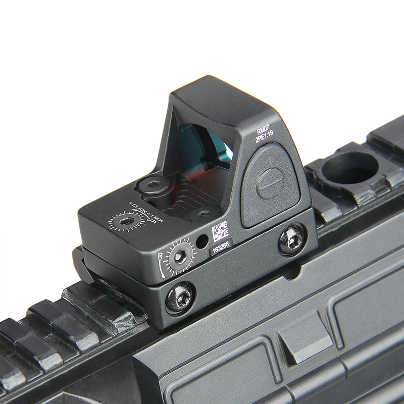 Tactical Red Dot Scope Compact Collimator Reflex Sight Hunting Riflescope Pistol Optics Weaver Rail