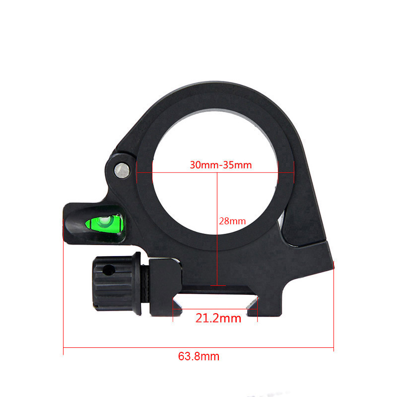 Scope mount - 30-35mm Bubble Level Mount Lightweight design Center Height 28mm